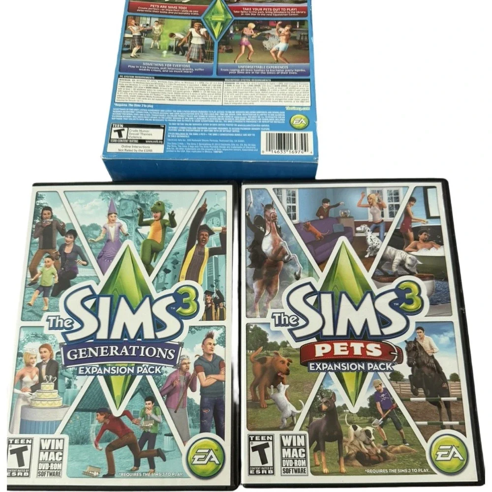 The Sims 3 Pets + Generations Expansion Pack Bundle PC Complete Codes Included
